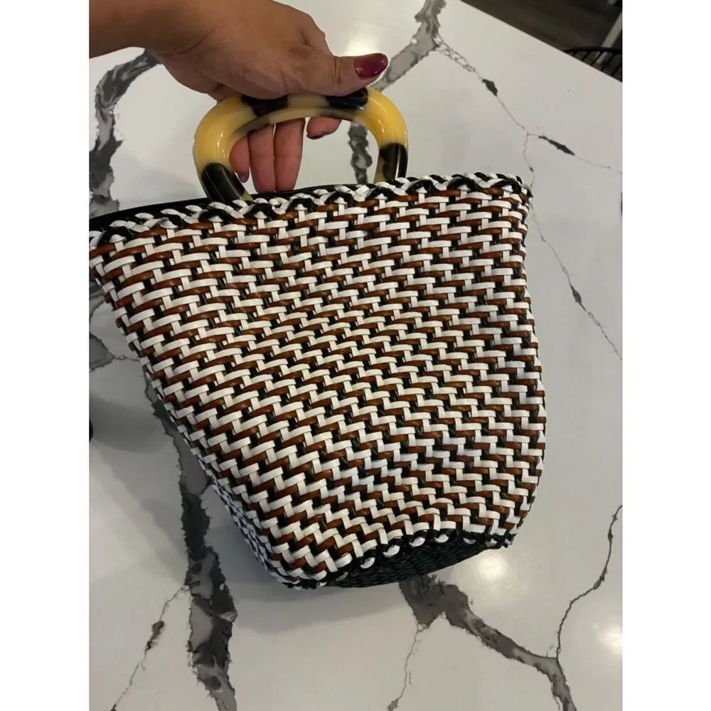 Loeffel Randall Multi Woven Fan Tote